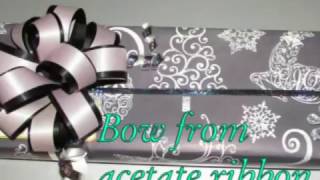 Acetate Ribbon Bow Tutorial