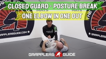 Closed Guard Posture Break - Deal With Opponent Who Has One Elbow In and One Arm Out by Jason Scully