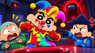 JOKER Shinchan Used 999 IQ Strategy in Super Sus! 😱 screenshot 3