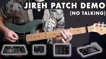 Jireh guitar preset demo (No talking) | 100+ Total Downloads Helix, HX Stomp, POD Go, HX Effects