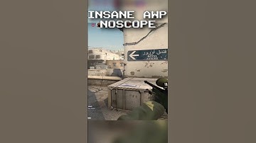 INSANE AWP NOSCOPE IN CSGO #shorts #fyp #csgo #cs2 #gaming #funny #gamer #trending #gamer