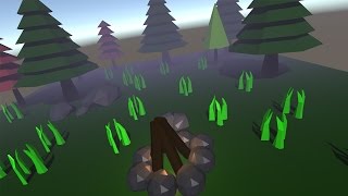 Low Poly Forest Bundle Timelapse in Blender and Unity 5.1