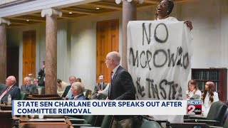 Details Sen. Oliver speaks after committee removal Update