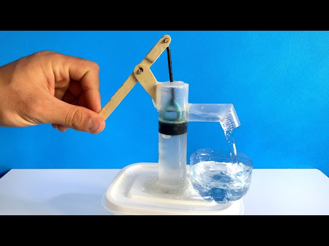 How to Make The simplest manual water pump 