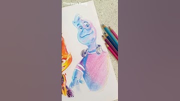 Drawing Wade Ripple from Elemental #waderipple #elemental #elementalwade #wade #elementalpixar #art