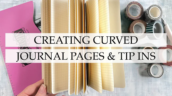 Creating Curved Pages & Tip Ins For Dylusions Dyal...