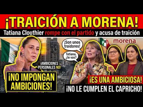 TATIANA CLOUTHIER IS FURIOUS, THE PRESIDENT PUSHED HER INTO A CORNER! SHE ACCUSES THEM OF BEING T...