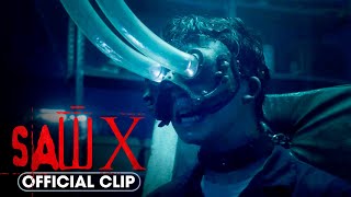 SAW X (2023) Official Clip - 'Eye Vacuum Trap' - Tobin Bell, Isan Beomhyun Lee
