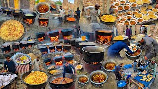 Afghanistan village wedding ceremony | Cooking Kabuli Pulao
