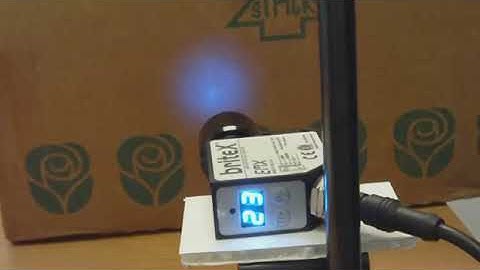 BriteX Brightness Sensor - Detecting Transparent Tape