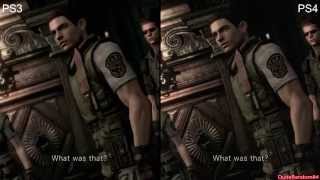 Resident Evil HD Remaster PS4 Vs PS3 Graphics Comparison