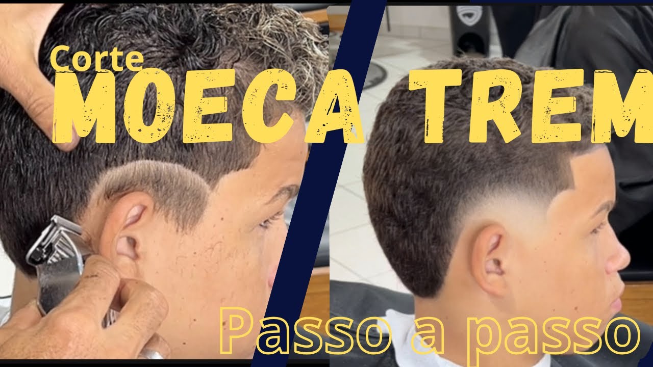 Corte moeca trem passo a passo