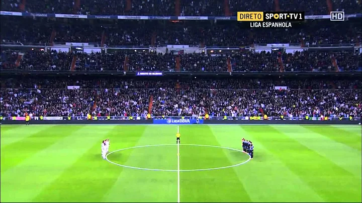 Santiago Bernabeu Minuto de Silncio para Eusbio