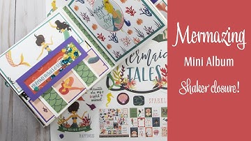 Mermazing mini album part   Fin 1 matting process