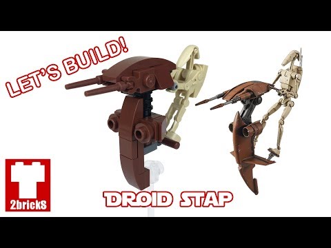 You receive 1 LEGO Star Wars custom STAP speeder bike trade federation droid