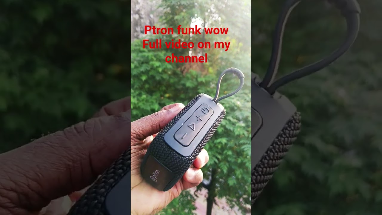 ptron funk wow 6w bluetooth speaker 