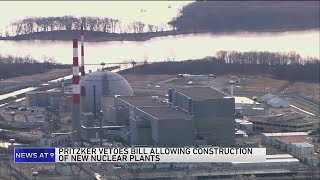 Gov. Pritzker vetoes bill allowing construction of new nuclear plants