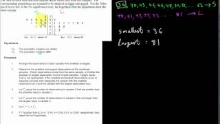 Hypothesis testing - Tukey's quick test