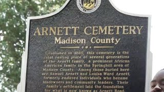 Historic Arnett family cemetery receives marker in southwest Huntsville