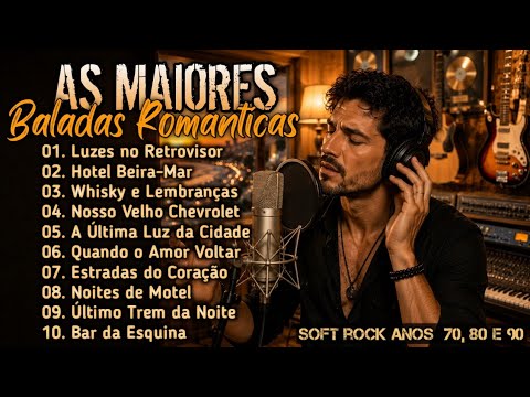 ❤️ As Melhores Canções Românticas | Soft Rock Anos 70,80,90 | As Maiores Românticas Vol. 10