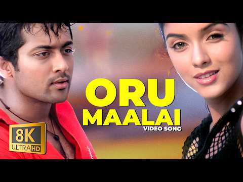 Oru Maalai 8K/4K Video | Ghajini | Harris Jayaraj, Karthik, Thamarai