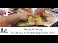 ** Learn How To ** Use Wax and Discharge Colour with Jenny O'Leary | Mixed Media Artist