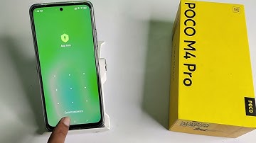 How to forget app password in POCO M4 PRO, app lock mobile setting
