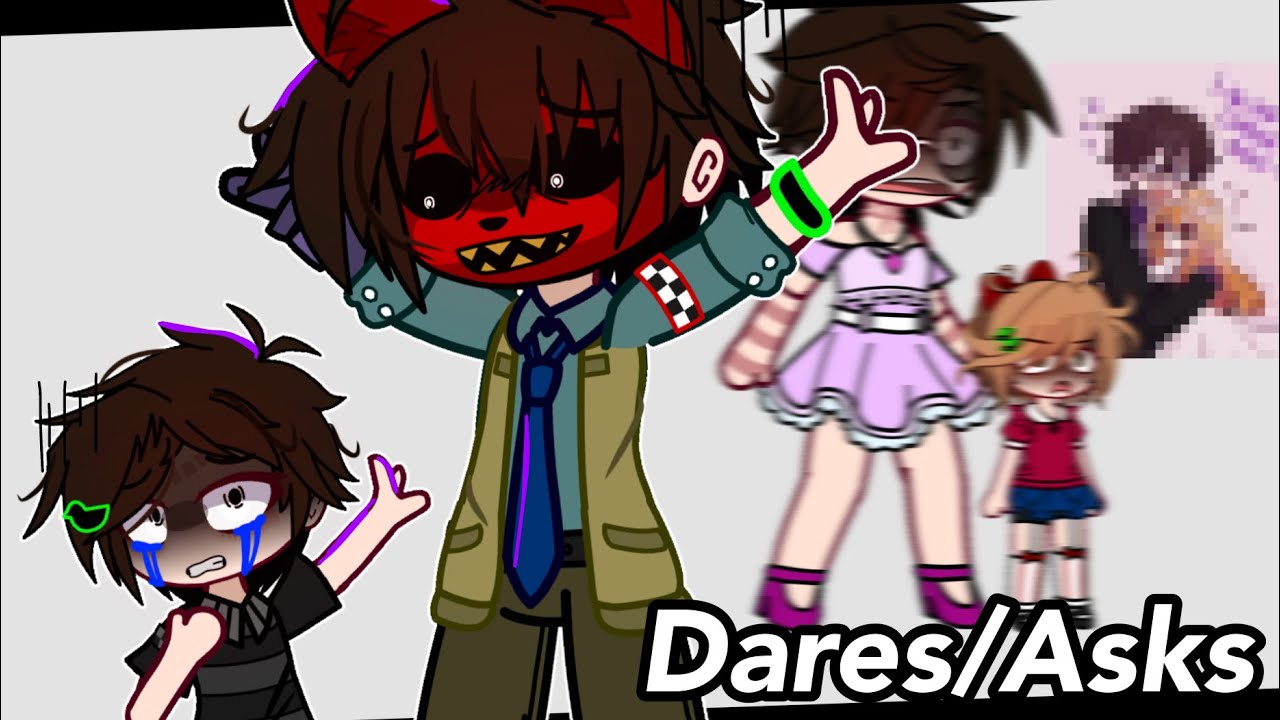 Afton family dares/asks || Afton family || 8k special? || FNaF x Gacha