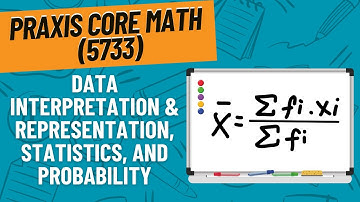 Praxis Core Math (5733) Practice Problems for  Data Interpretation & Representation, Stats & Prob