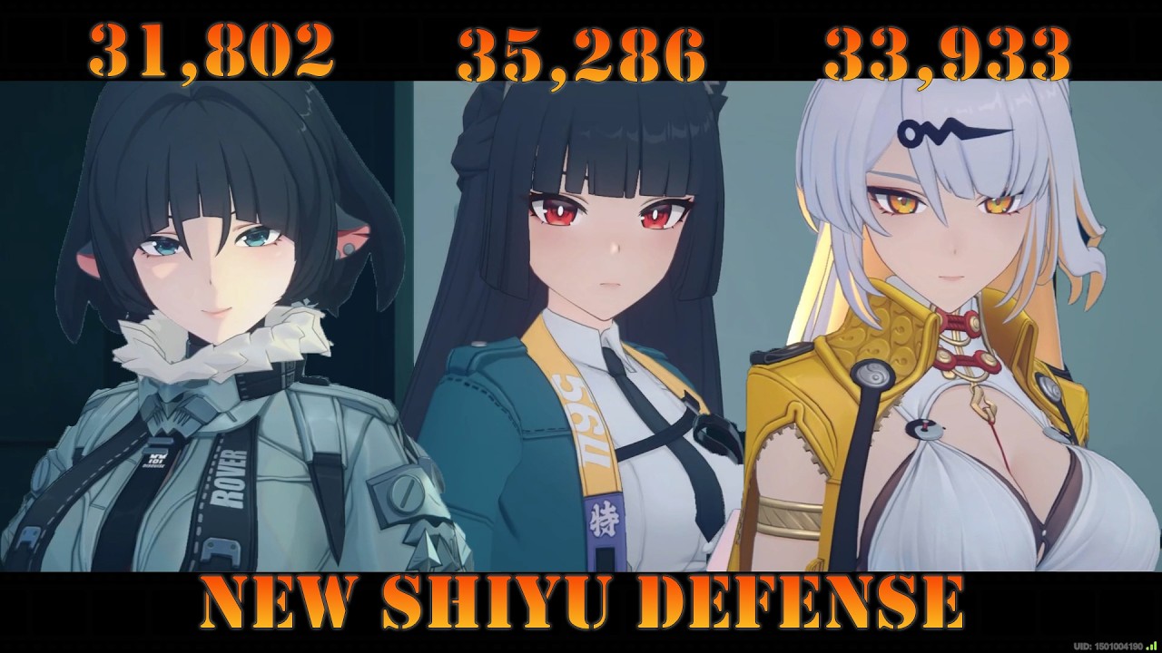 NEW Shiyu Defense | Jane, Miyabi, Yixuan 100K Clear