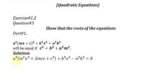 D.A.E maths-123 | Chapter#1 {Quadratic equation}
