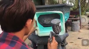 Mẹo cực kì hay , khi sơn nền hoa văn, các loại chậu lục giác , nhanh gọn hiệu quả # Nhật Huý