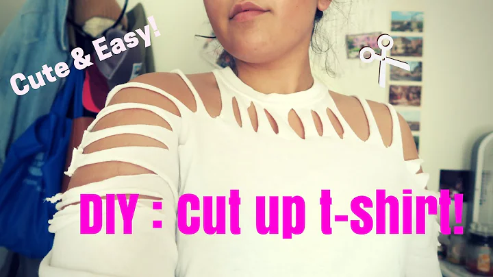 DIY | Cute & Easy T-shirt Cut Up Design!