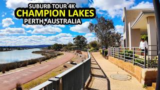 CHAMPION LAKES, suburb tour, Perth, Australia (scooter tour 4K)