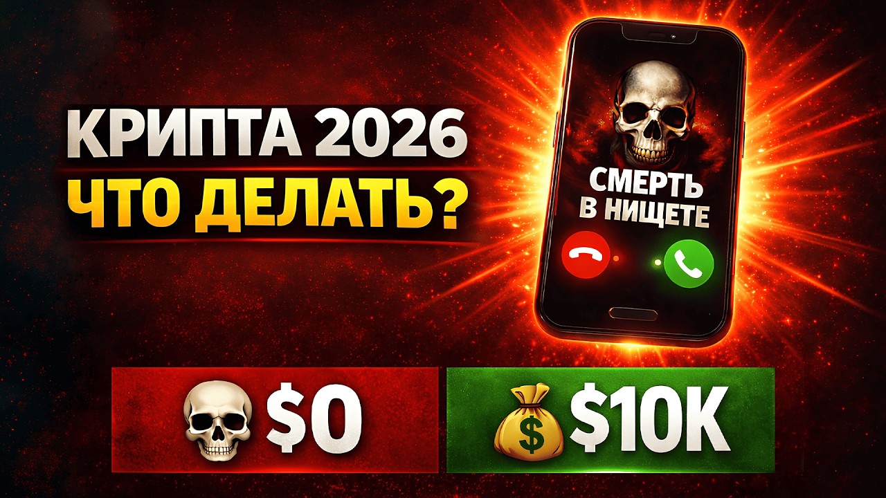 КРИПТА 2026: Делай ЭТО или останешься НИЩИМ (честно о рынке)
