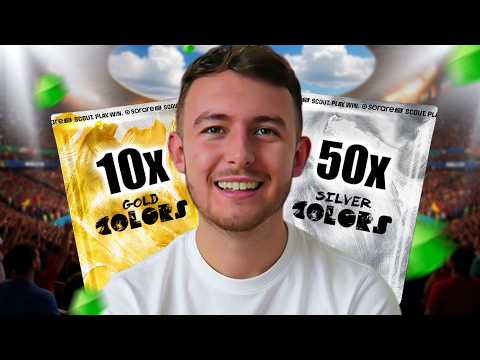 1000 Gems GOLD vs SILVER Pack Opening on Sorare Colors 💎