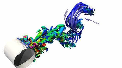Circular Cylinder in Cross Flow LES OpenFOAM