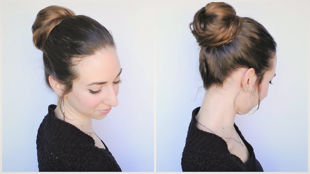 CHIGNON con un CALZINO + DIY CIAMBELLA | Silvia Viscardi - YouTube