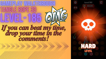 TANGLE ROPE 3D : LEVEL 185 WALKTHROUGH