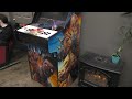 Arcade cabinet painted and fired up!