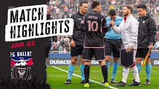 FC Dallas vs Inter Miami CF Highlights | January 22, 2024