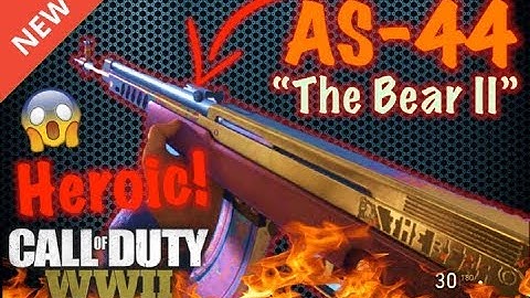 *NEW* Heroic AS-44 "The Bear II" Assault Rifle (VERY GOOD) | Call of Duty WW2