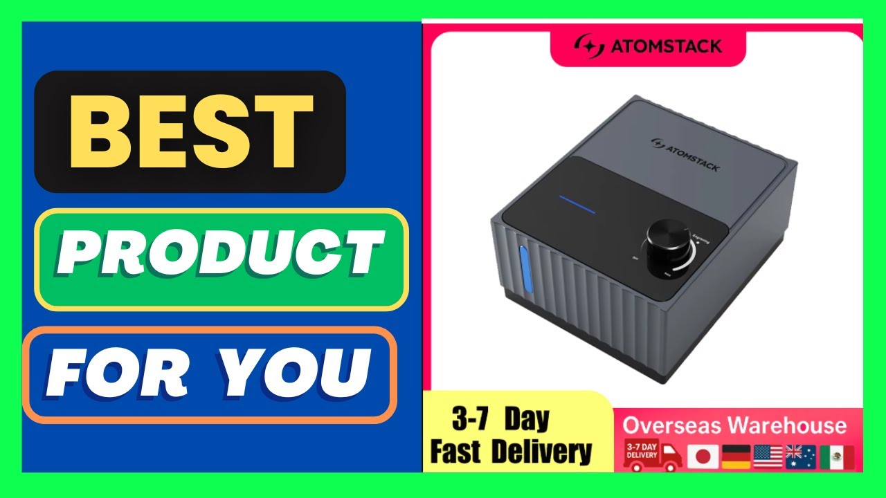 ATOMSTACK, F80 Air Assist Pump For, Laser