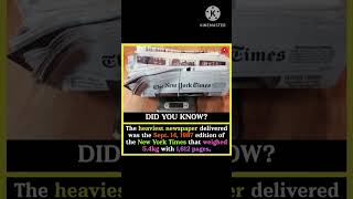 The heaviest Newspaper