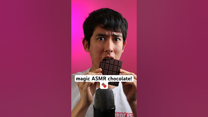 magic chocolate! 🍫 #asmr
