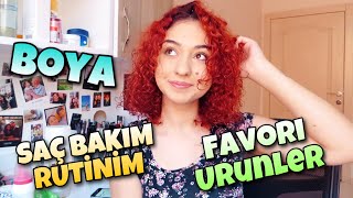 Saçlarım Hakkında Her Şey! Boya, kıvırcık saç bakımı ve ürünler | Karantina Günlükleri #5