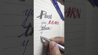 First You Learn, Then You Remove the ‘L’ | Success Quote