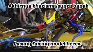 PASANG FAIRING HEREX VERSI KHARISMA MENGKECE