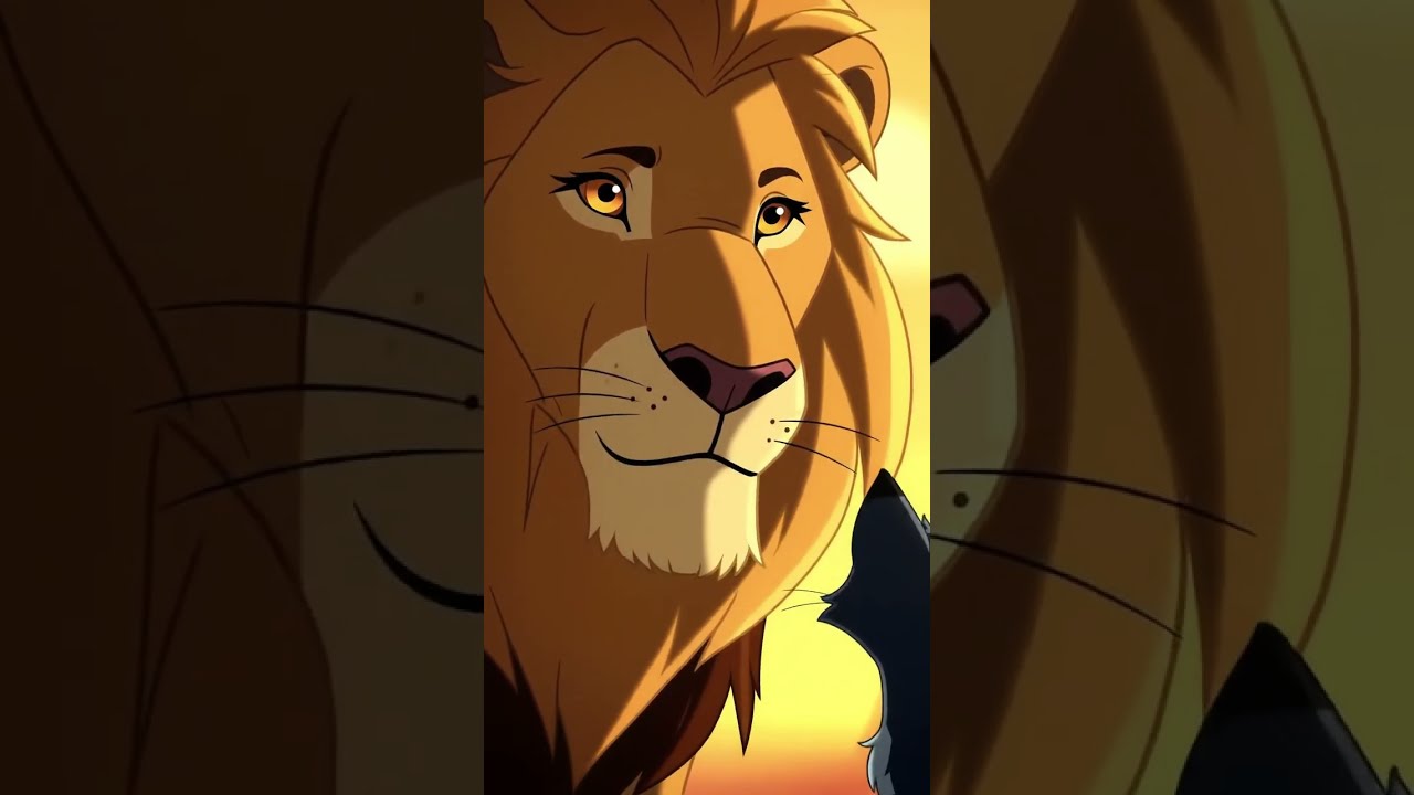 Cat and Lion's Unexpected Conversation  A Tale of Friendship