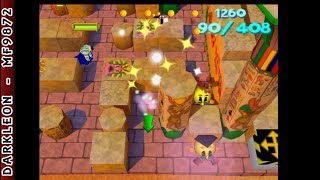Nintendo 64 - Ms. Pac Man Maze Madness 2000 Namco - Gameplay